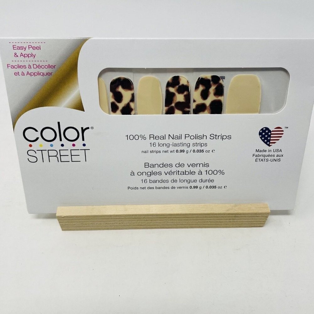 Color Street 100%‎ Real Nail Polish Strips Show and Shell Nail Art 16 Pieces